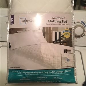 King size waterproof mattress pad.